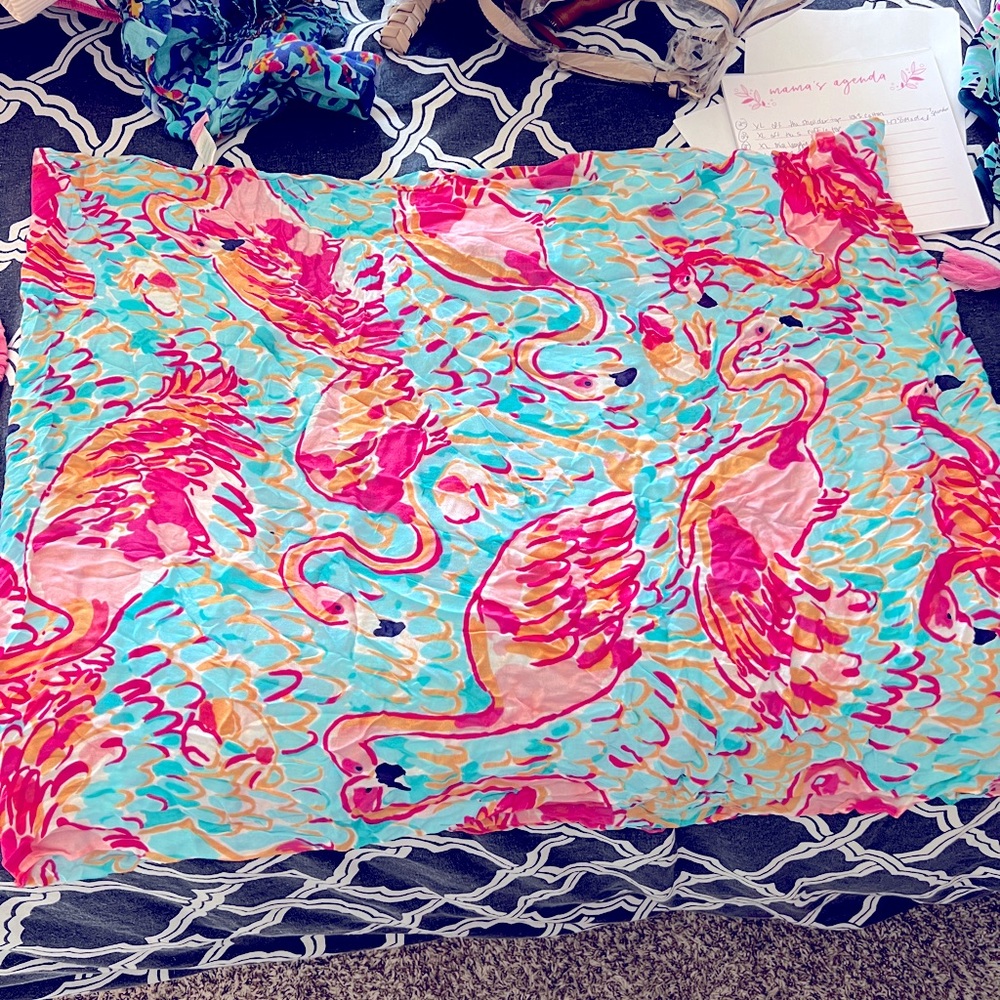 VGUC Lilly Pulitzer Peel and Eat Riley Infinity Scarf